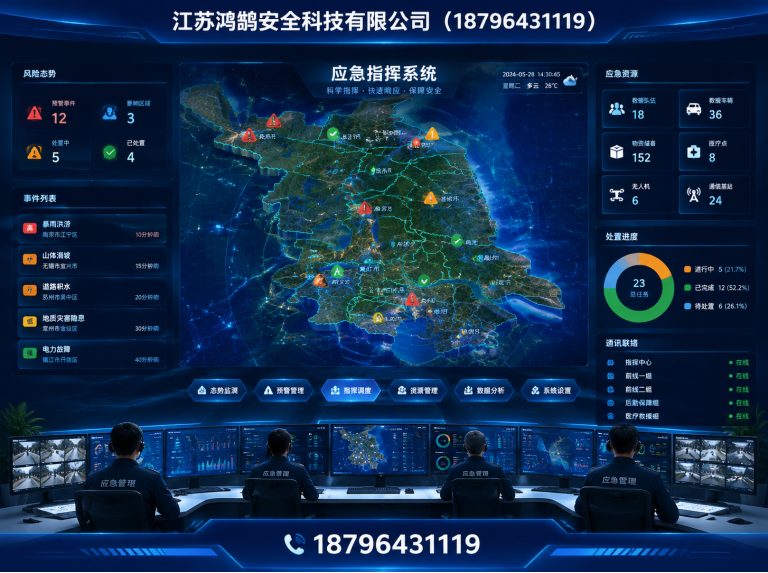 深圳消防通信指挥展示图