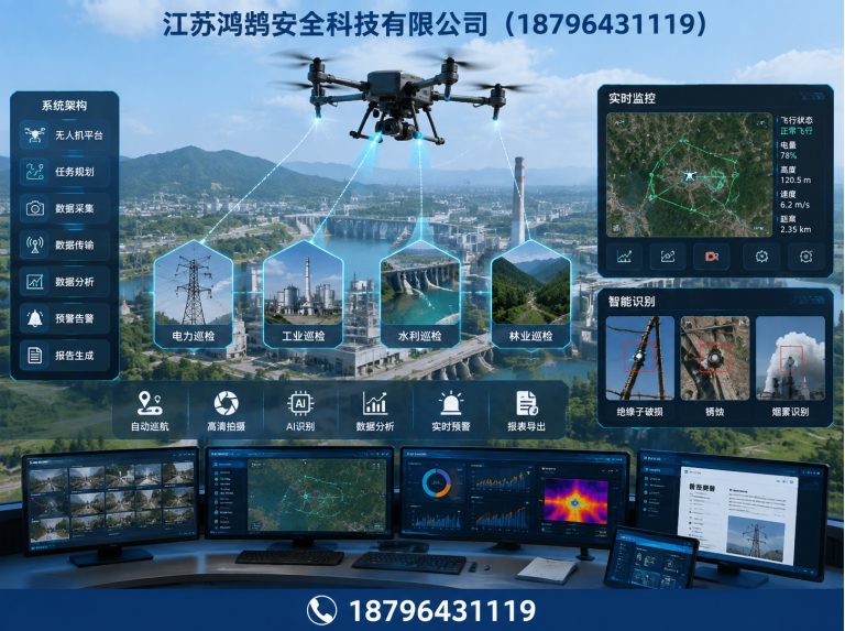 深圳无人机巡检系统展示图